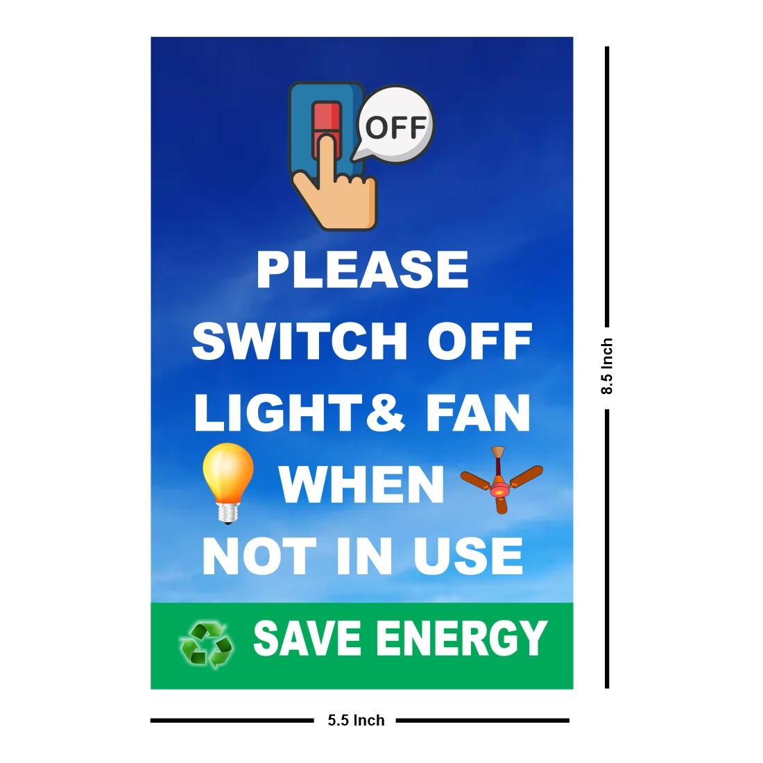 Buy Please Switch Off When Not Use For Board Place, Electricity Place ...